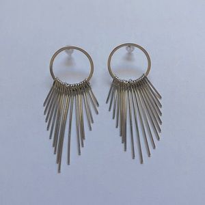 Silver earrings